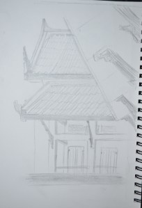 The school roof from the 4th floor