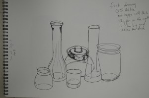 1st Sketch with artliner