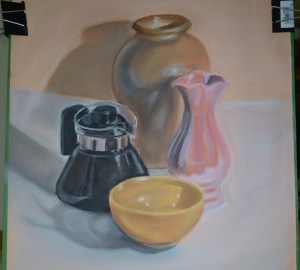 A Close up of my Finished Drawing in Hard Pastel