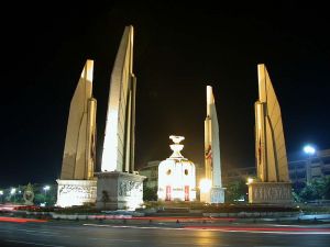Democracy Monument by Silpa Bhirasri Bangkok
