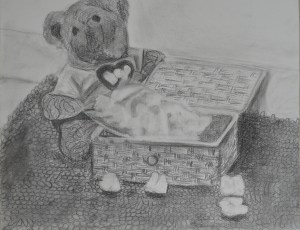 Drawing with Textures - first drawing