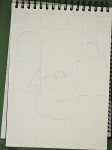 Enlarging a simple flat image - englarged sketch