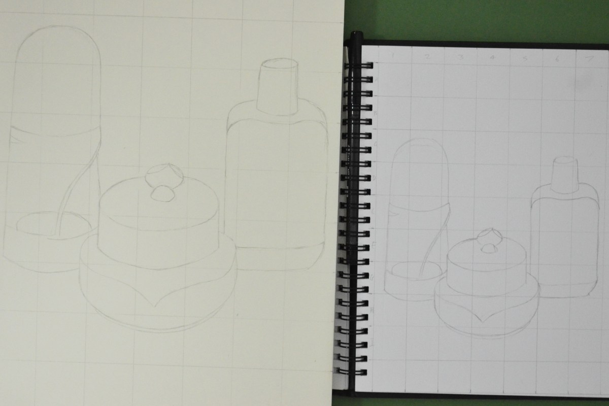 Enlarging a simple flat image - Side by Side