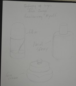 Enlarging a simple flat image -