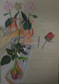 Study in Oil Pastel on A2 Pastel Paper Study in Oil Pastel on A2 Pastel Paper