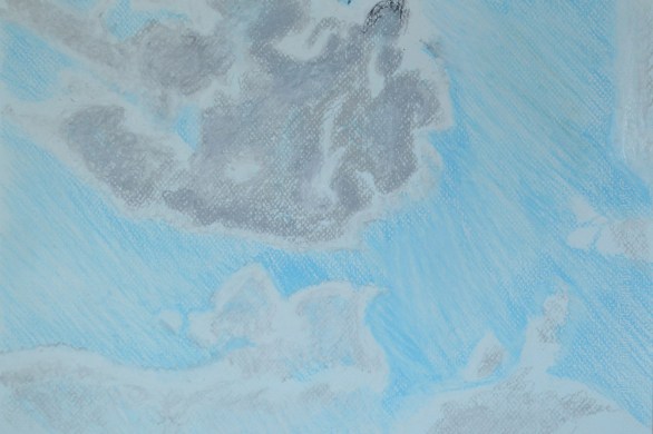 1 - Cloud Formation in Oil Pastel