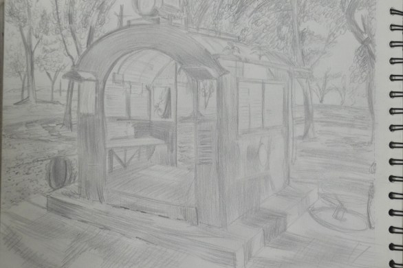 A Sketchboog Walk First Sketch : HB Pencil