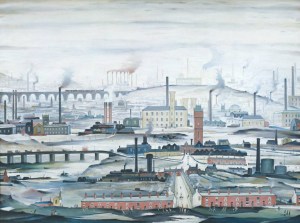 L.S. Lowry Industrial Landscape 1955