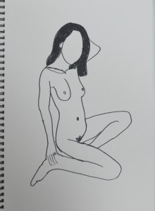 Felt Tip Pen continuous Drawing