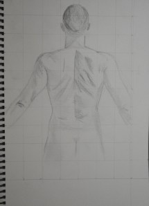 2 - Pencil on A4 Sketch Book Preliminary Drawing