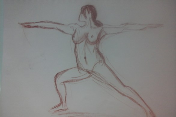 Warrior 2 in Conte on A4