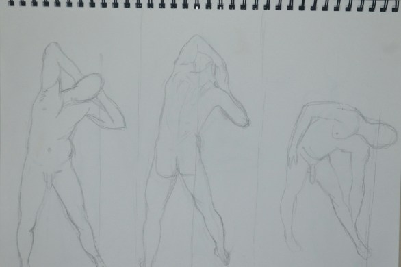 Drawings 6-9 2B on A4