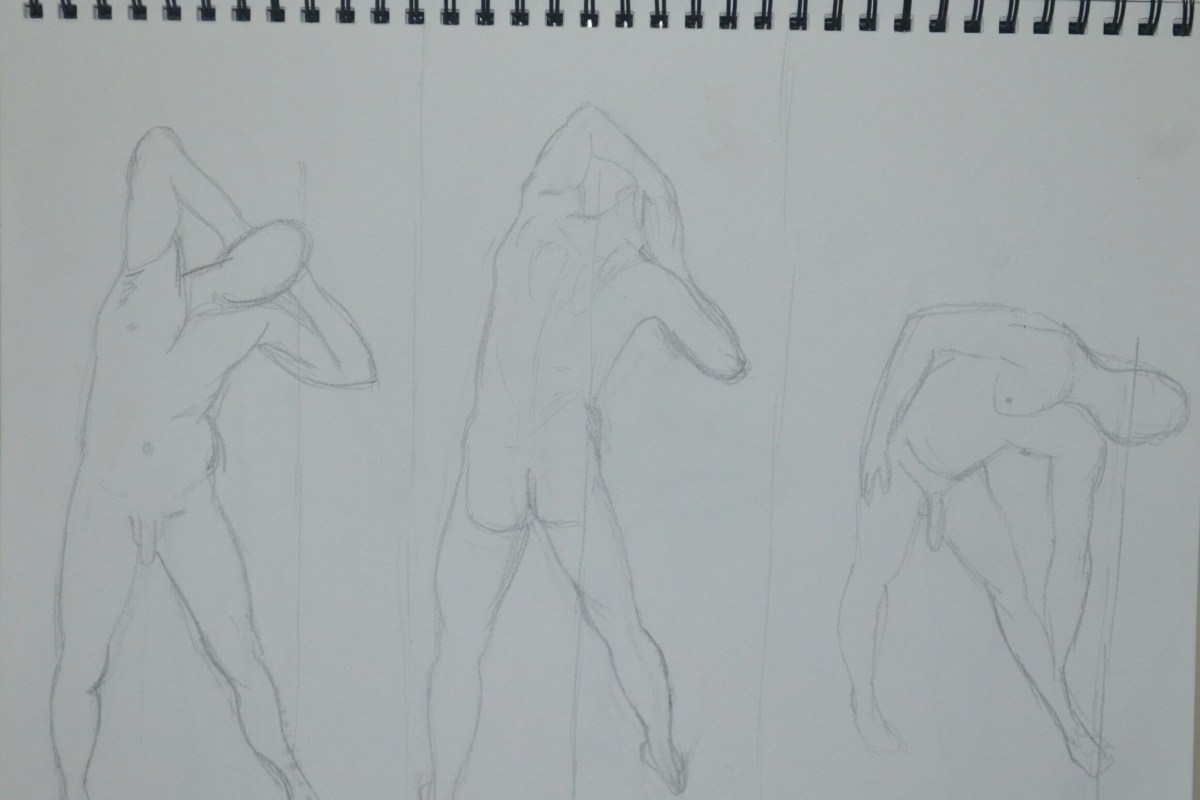 Drawings 6-9 2B on A4