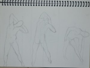 Drawings 6-9 2B on A4