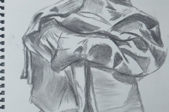 2 - Monk Robe in Willow Charcoal