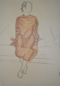 3 - Colour Pastel on Pastel Paper