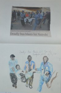 4th Drawing Nairobi Bomb Blast - Bangkok Post