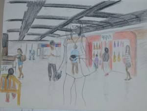 8th Drawing - Tesco Lotus 2 Hour Observation
