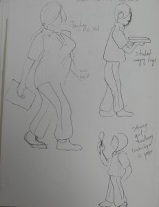 3 - Fleeting Moments - Students and Teachers Walking