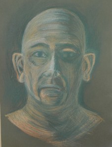 6 - Sixth Self Portrait Hard Pastel