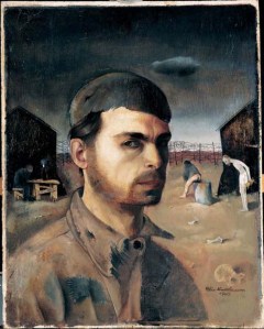 Self Portrait in the Camp 1944 Felix Nussbaum