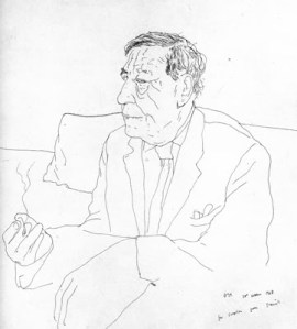 Line Drawing David Hockney 2