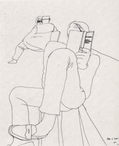 Line Drawing David Hockney 5