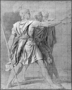 Study for The Oath of Horatii