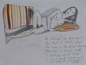 2 - Drawing in the Style of Schiele