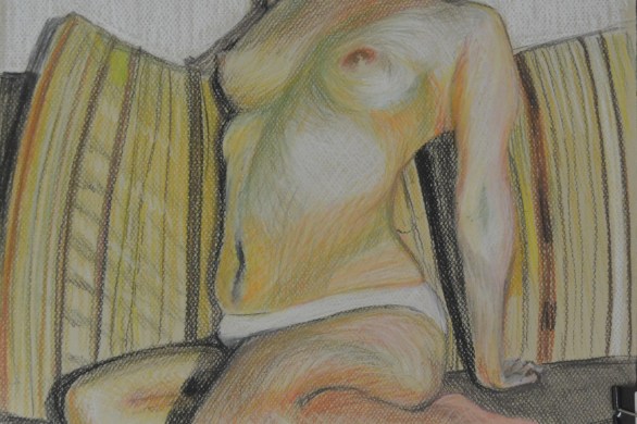 Large Tonal Drawing in Colour Pastel