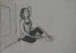 5 - Another Try at First Pose Water Soluble Pencil