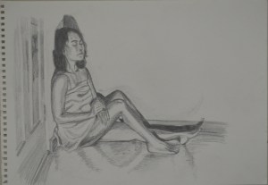 6 - Semi Nude with Monks Robe Cloth